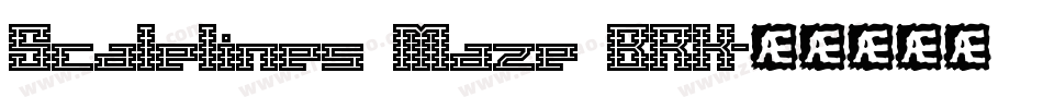 Scalelines Maze BRK字体转换